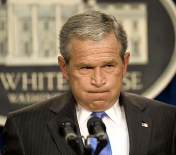 Bush Holding Breath